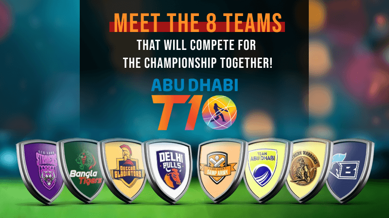 Mark the 8th Season of Abu Dhabi T10 on the Cricket Exchange Schedule! Meet the 8 Teams That Will Compete for the Championship Together!